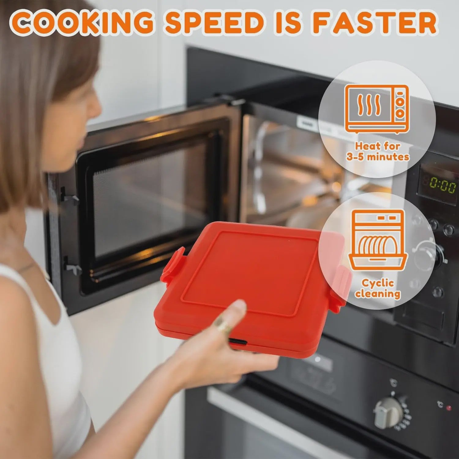 Compacte Magnetron Sandwichmaker voor Ontbijt en Lunch
