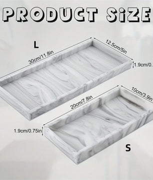 Zachte Siliconen Dienblad Organizer voor Badkamer & Make-up Tafel - Sieraden & Toiletartikelen