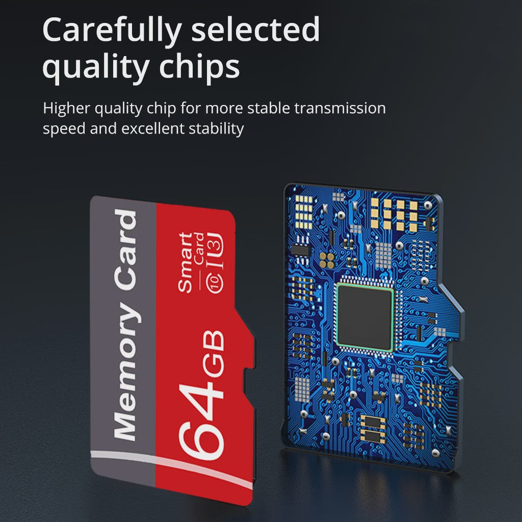 Snelle Micro SD Kaart - Class 10 Opslag voor Smartphone & meer (1GB-128GB)