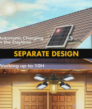 192 LED Solar Hanglamp met Bewegingssensor & Afstandsbediening - Buitenverlichting