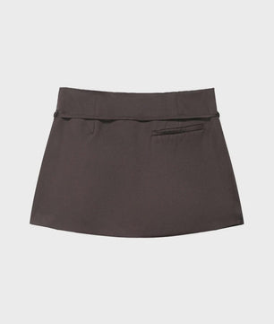 Modieuze Skort met Riem en Ritssluiting - Stijlvolle Casual Kleding voor Dames