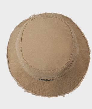 Zomerse Denim Fisherman Hat met Grote Rand en Koord - UV Bescherming voor Dames & Heren