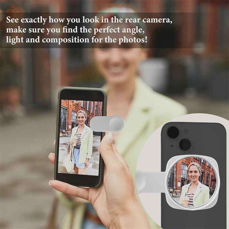 Universele Selfie Spiegel Clip Kit voor Smartphone Camera - Perfect voor Vlogs & Foto's
