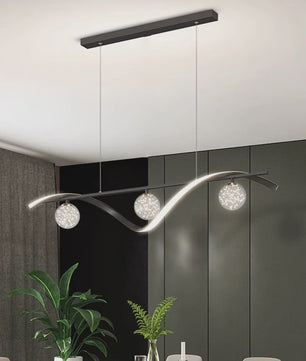 Moderne LED Plafondlamp met Dimfunctie - Stijlvolle Verlichting voor Eettafel & Keuken