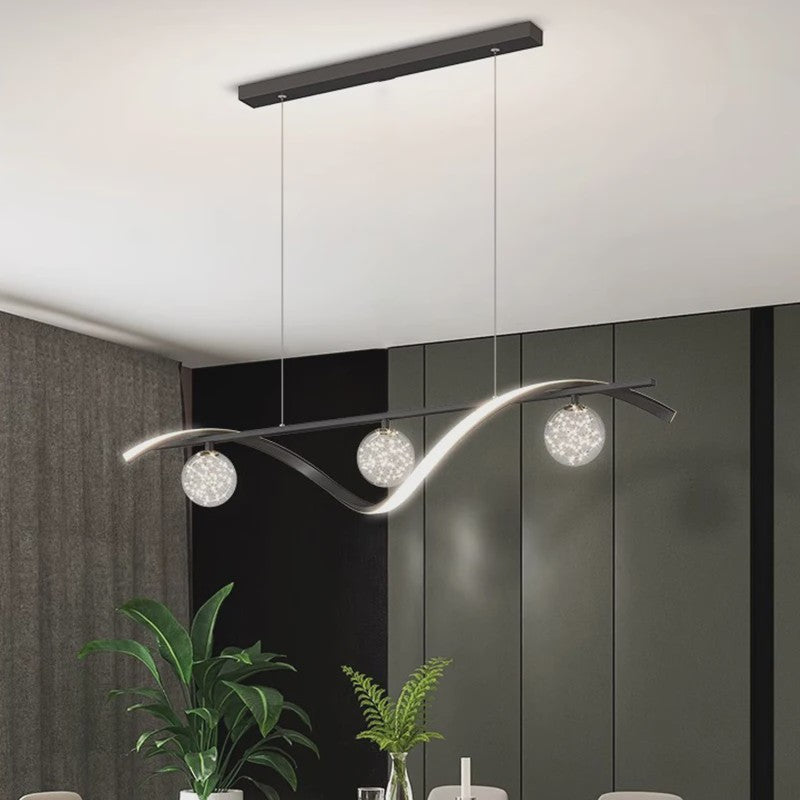 Moderne LED Plafondlamp met Dimfunctie - Stijlvolle Verlichting voor Eettafel & Keuken