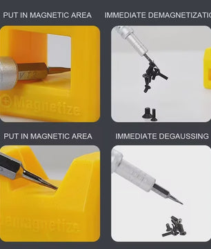 Mini Magnetizer & Demagnetizer Tool voor Schroevendraaiers en Bits