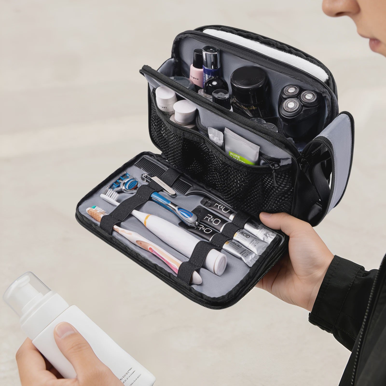 Waterdichte Reis Toilettas - Organizer voor Toiletartikelen, Make-up & Gym Essentials - Unisex