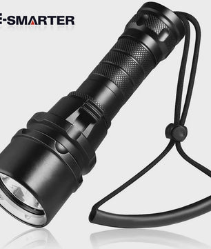 ESMARTER Professionele Duiklamp LED Super Fel T6/L2 Waterdicht met 18650 Batterij