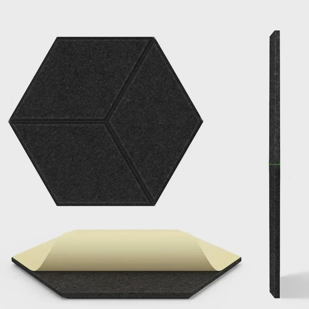 12x Akoestische Panelen Zelfklevend - Geluidsabsorberend Schuim voor Studio & Home Cinema
