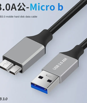 USB 3.0 Micro B Kabel voor Externe Harde Schijven en SSD's - 5Gbps Data & 3A Snelladen
