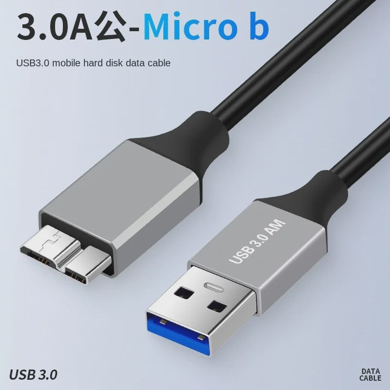 USB 3.0 Micro B Kabel voor Externe Harde Schijven en SSD's - 5Gbps Data & 3A Snelladen