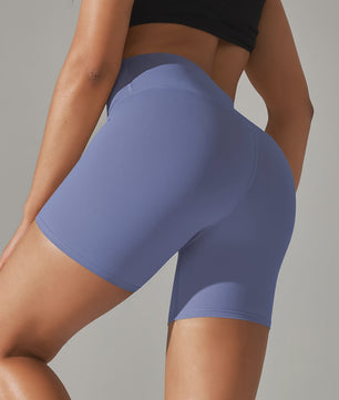 Dames Sportshorts Hoge Taille Squat Proof - Sneldrogend voor Yoga, Fitness & Fietsen