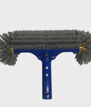 Stevige Zwembadborstelkop (33cm) met Afneembare Aluminium Steel voor Wanden, Trappen & Hoeken