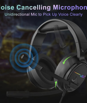 Jeecoo V20U USB Gaming Headset: Surround Sound, Noise Cancelling Microfoon & Comfortabele Oorkussens