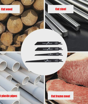 Reciprozaagbladen Set (5/10 Stuks) HCS - Voor Hout, Metaal & PVC - 15/20cm