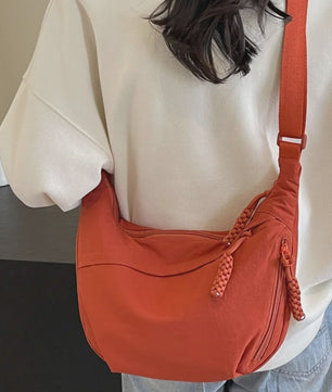 Modieuze Canvas Crossbody Tas - Grote Capaciteit Schoudertas