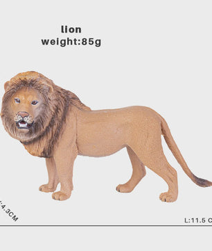 Realistische Wild Animal Speelgoed Set: Olifant, Leeuw, Cheetah, Tijger - Educatief Cadeau