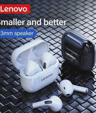 Lenovo LP40 Draadloze Oordopjes - TWS Bluetooth 5.0, Touch Control, Sport & Stereo Geluid
