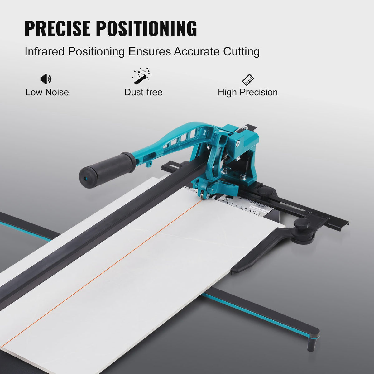 Professionele Handmatige Tegelzaag met Laserpositionering en Ondersteunende Voeten