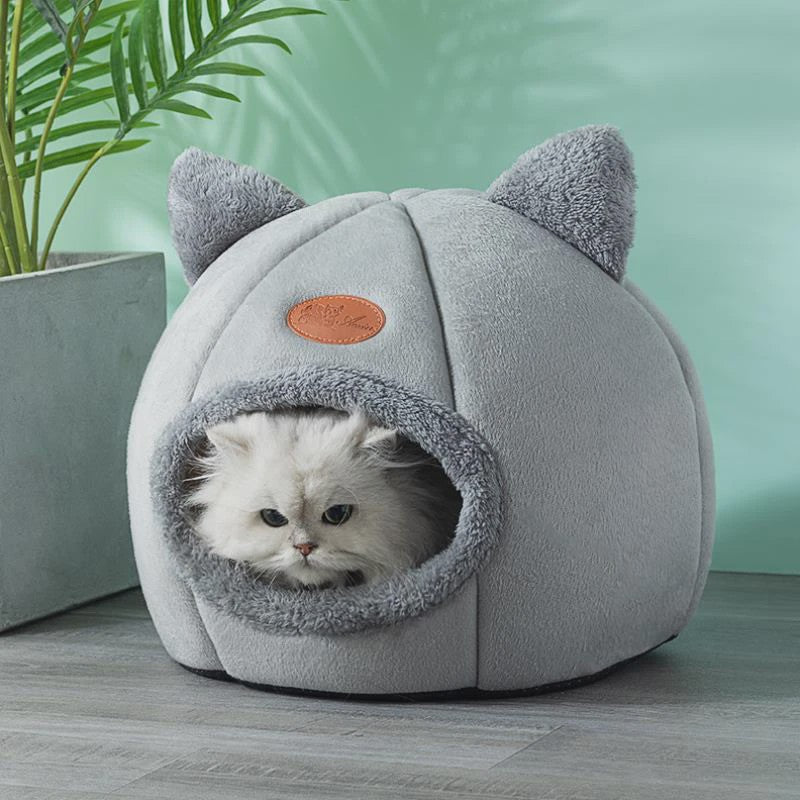 Knusse Kattenmand en Hondenhok - Diepe Slaap Comfort voor de Winter