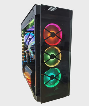 RGB PC Ventilator Set: 5x Dual Aperture Fans met Controller & Afstandsbediening