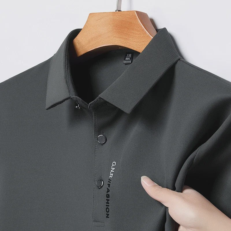 Heren Poloshirt Korte Mouw - Ademend, Comfortabel & Elastisch - Casual Zakelijke Stijl
