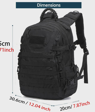 38L Tactische Rugzak - Waterdicht, MOLLE Systeem, Grote Capaciteit voor Outdoor & Reizen