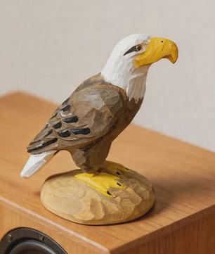 Handgesneden Houten Vogel Beeldjes: Toekan, Adelaar & Meer - Unieke Decoratie