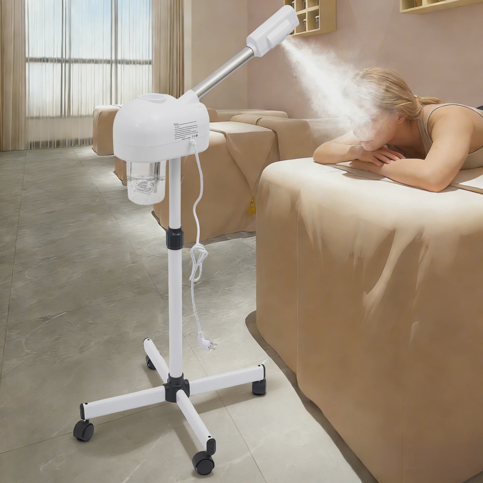 Professionele Gezichtsstoomer met Ozon & 600ml Tank - Salon & Spa Kwaliteit