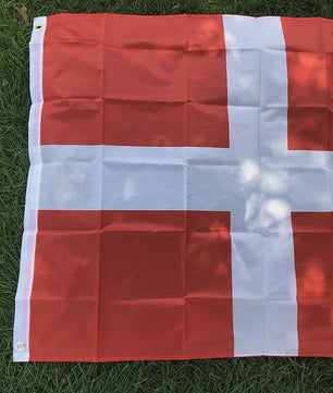 Hoge Kwaliteit Deense Vlag 90x150cm - Polyester Vlag van Denemarken