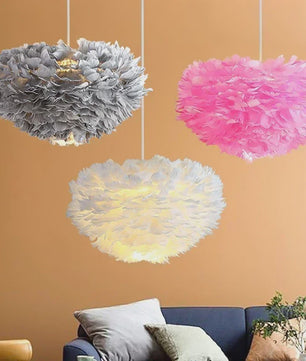 Nordic Veer Plafondlamp - Sfeervolle LED Hanglamp voor Woonkamer, Slaapkamer & Eetkamer