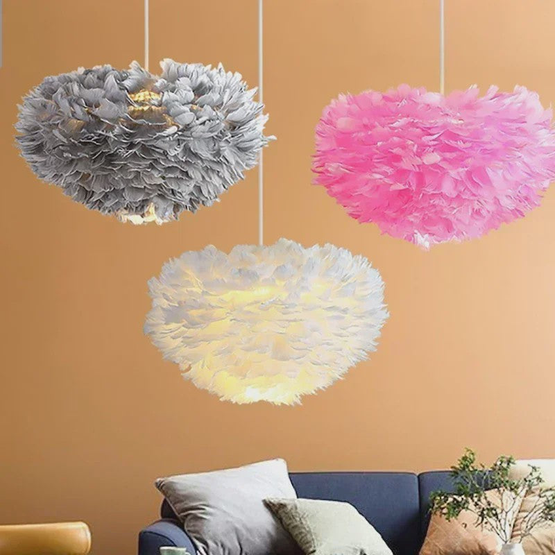 Nordic Veer Plafondlamp - Sfeervolle LED Hanglamp voor Woonkamer, Slaapkamer & Eetkamer