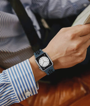 Ademende Sportband voor Apple Watch (38-49mm) - Comfortabele Vervangingsband