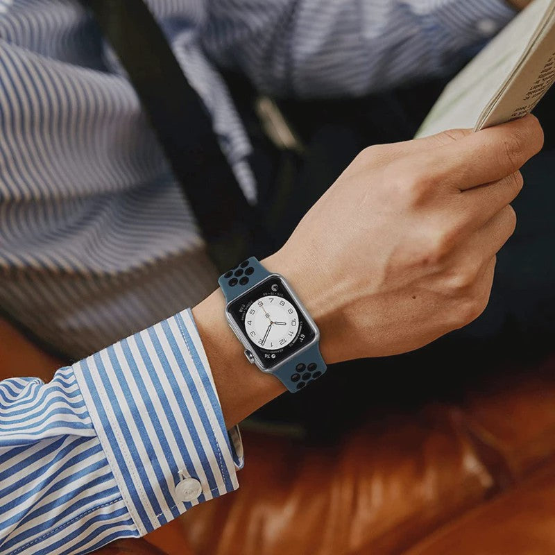 Ademende Sportband voor Apple Watch (38-49mm) - Comfortabele Vervangingsband