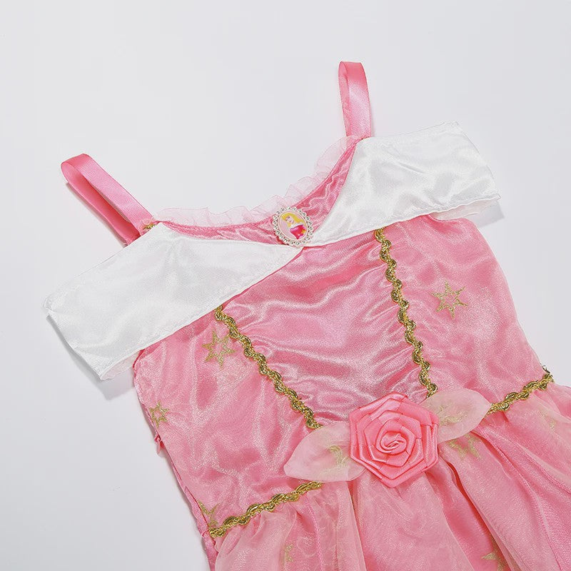 Roze Aurora Prinsessenjurk - Droomjurk voor Feestjes en Verkleedpartijen