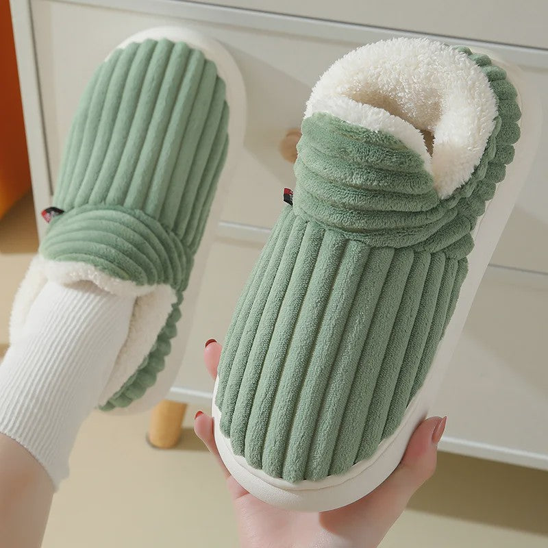 Herenslippers Winter Laarzen - Zachte Pluche & Katoen, Warm & Comfortabel voor Binnen