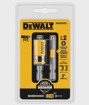 DEWALT MAXFIT PH2 Slagmoer Bitset met Sleeve - 2 inch