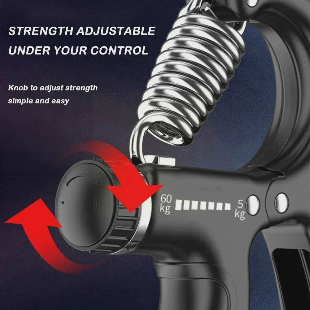 Verstelbare Hand Gripper met Teller - Krachtopbouw & Vinger Training
