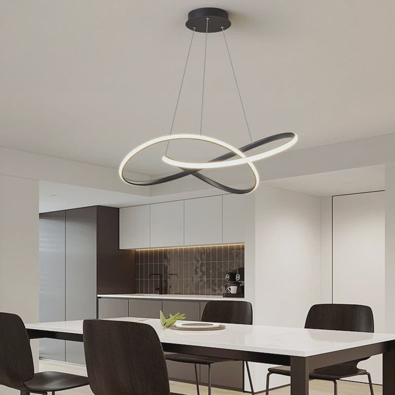 Moderne LED Plafondlamp Chandelier - Stijlvolle Hanglamp voor Woonkamer, Eetkamer & Hal