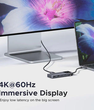 UGREEN Uno 6-in-1 USB-C Hub: 4K60Hz, 100W PD, 10Gbps Data Transfer & Docking Station