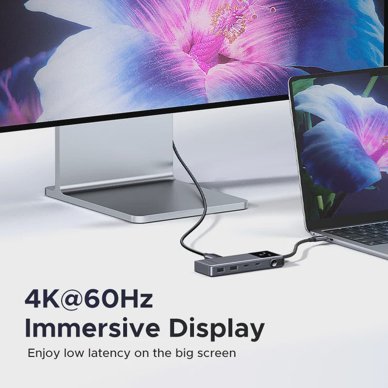 UGREEN Uno 6-in-1 USB-C Hub: 4K60Hz, 100W PD, 10Gbps Data Transfer & Docking Station