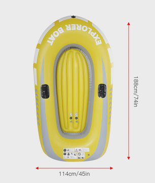 Opblaasbare Kano voor 2 Personen - PVC Roeiboot voor Vissen, Driften & Duiken