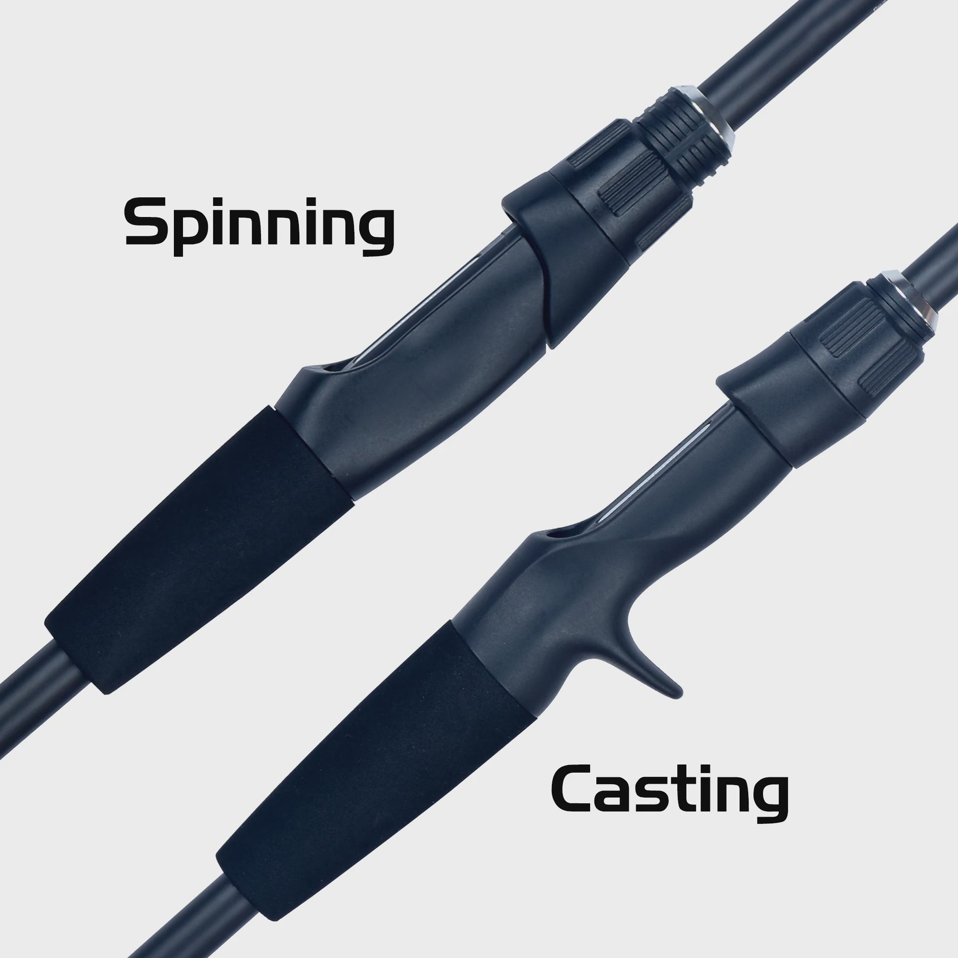 PHISHGER Carbon Reishengel - Spinning & Baitcasting - Ultralicht 5-30g - Snel Actie
