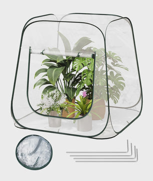 Pop-Up Mini Kas voor Planten - Bescherming tegen Vorst & Weer - Buiten & Binnen