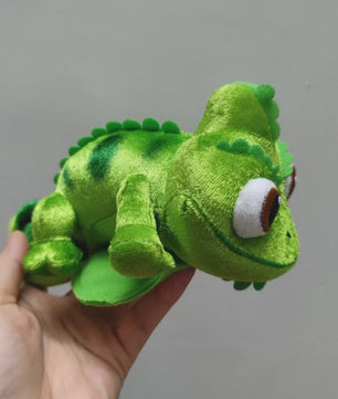 Schattige Kameleon Knuffel 15cm - Draagbare Pluche Speelgoed met Magneet
