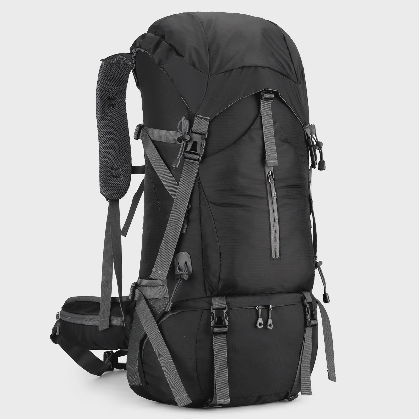 Ruime 65+5L Waterdichte Wandelrugzak - Outdoor Kampeerrugzak voor Trekking & Klimmen