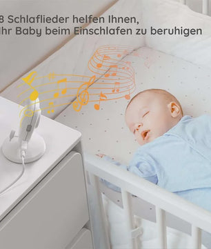 Boifun Babyfoon met Camera: 3.2" LCD, Nachtzicht, VOX & Temperatuurmeter