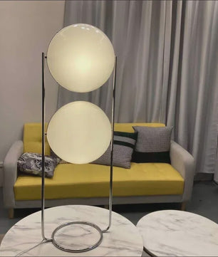 Moderne Witte Acryl Ronde LED Vloerlamp voor Woonkamer & Slaapkamer
