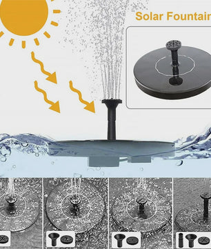 Drijvende Solar Fontein Pompen (13/16/18cm) - Verfraai Vogelbad & Tuinvijver