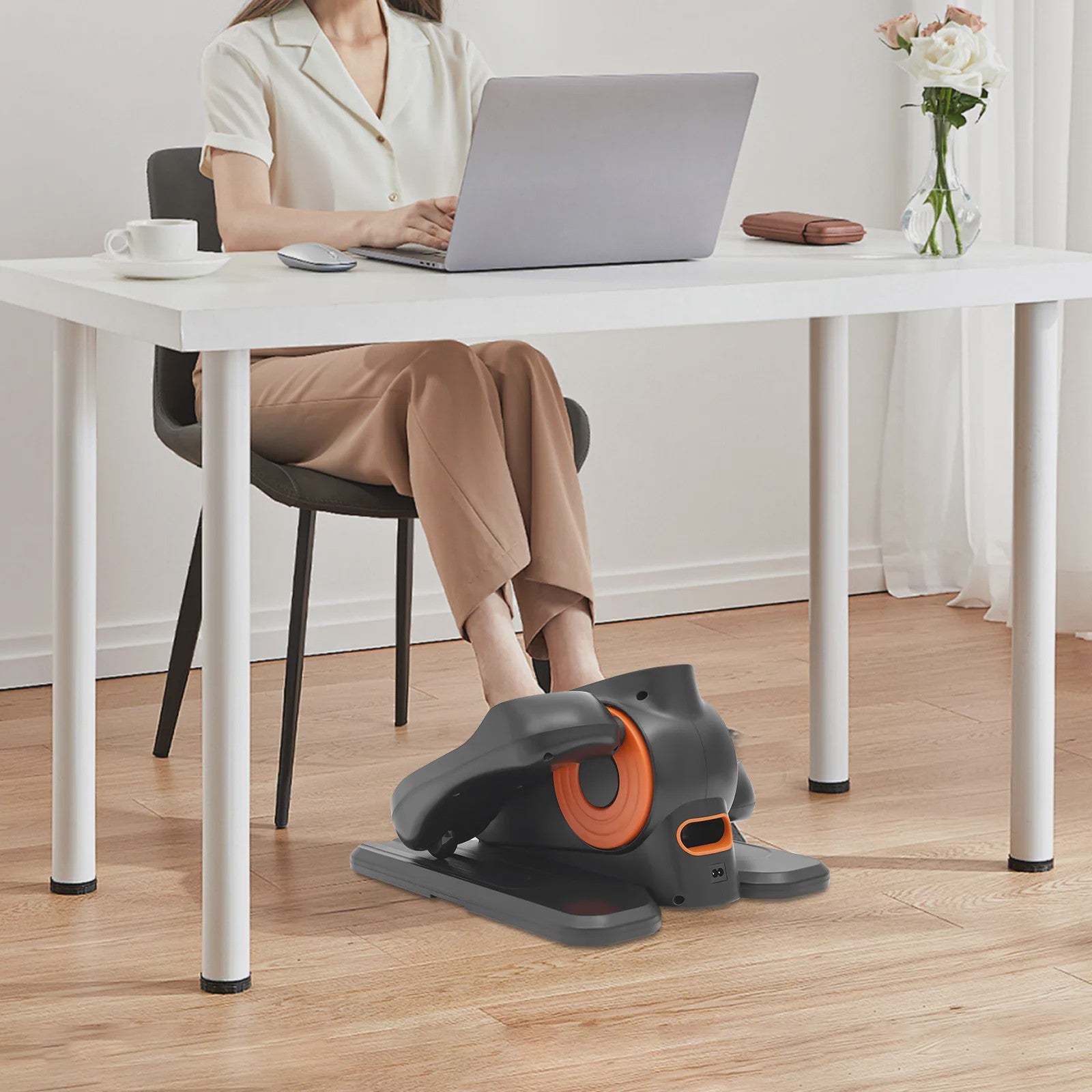 Draagbare Mini Elliptical Trainer met Afstandsbediening - Instelbare Snelheid voor Thuisgebruik